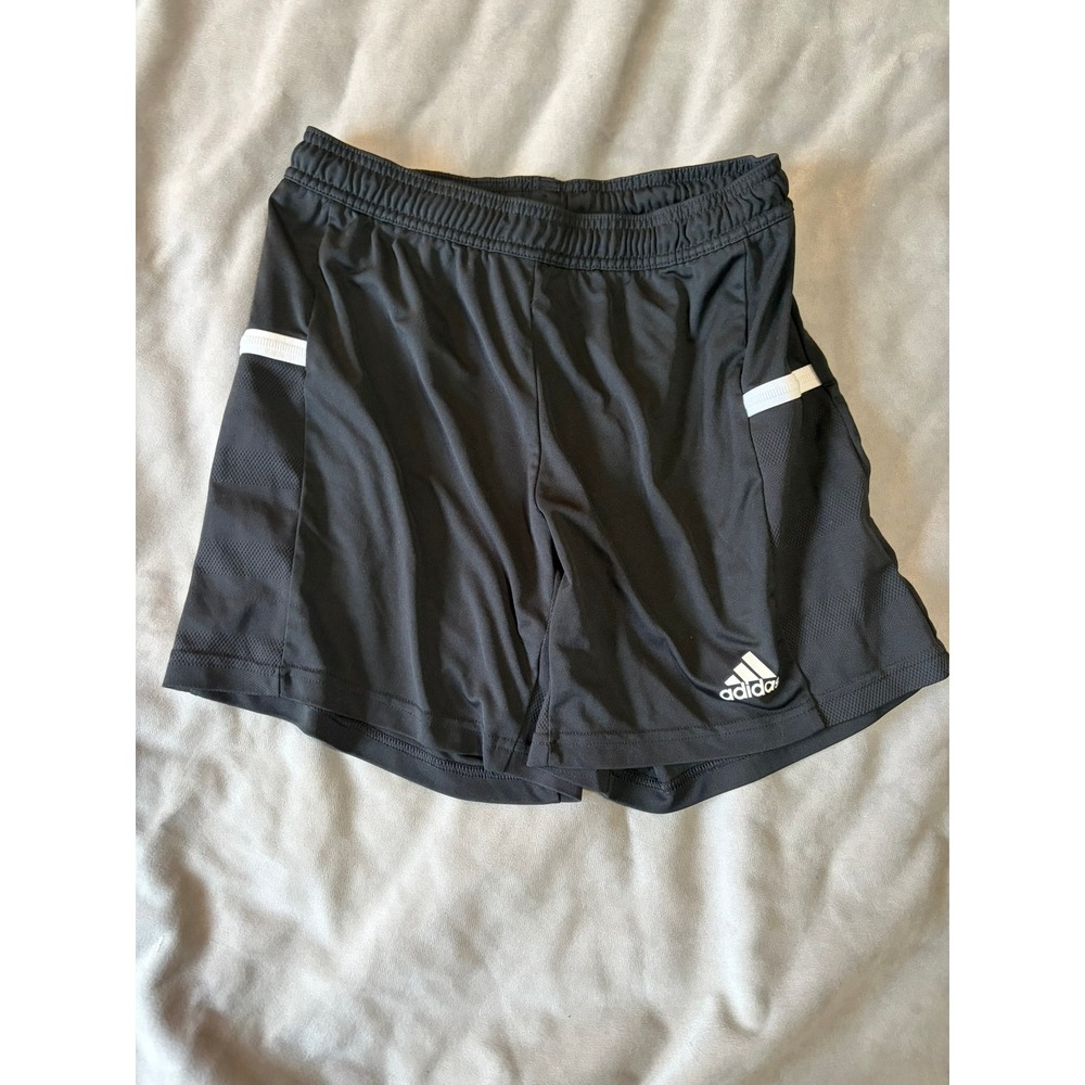 Adidas Aeroready Mens Athletic Shorts Black White Training Running Size Small
